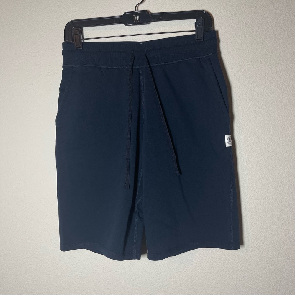 Reigning Champ 10" Terry Navy Blue Sweat Shorts